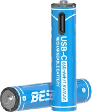 Aaa Şarj Edilebilir 2'li 1.5v Usb-c İnce Pil