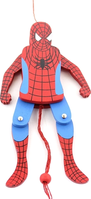 Ahşap Salanan Örümcek Adam Figürü Alk1195