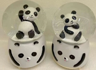 Siyah-beyaz Panda Kar Küresi Orta Boy