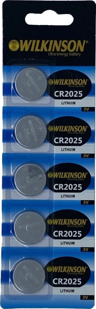 Wılkınson 2025 3v Lityum Düğme Pil 5'li Paket