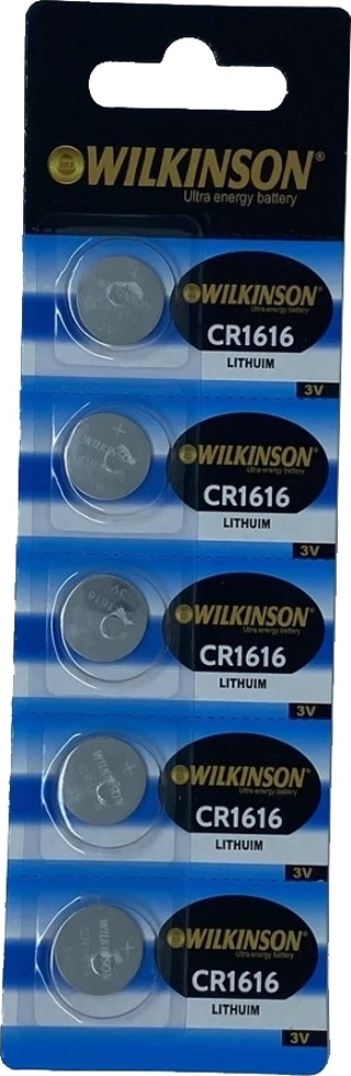 Wılkınson 1616 3v Lityum Düğme Pil 5'li Paket