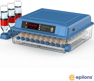 60 Yumurta Kapasiteli Tam Otomatik Kuluçka Makinesi - Civciv, Kaz, Hindi Ve Ördek Yetiştiriciliği Epo-w60