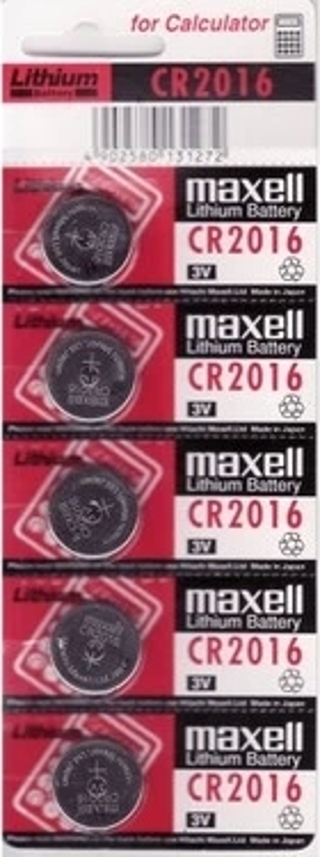 Maxell Cr2016 3v Lityum Düğme Pil 5'li Paket