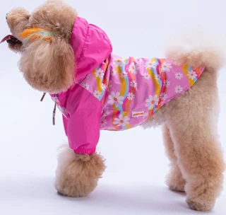 Pawstar Florence Daisy Kedi Köpek Polarlı Yağmurluk