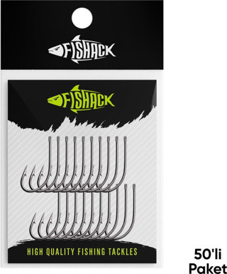 Olta İğnesi - Fishack 505 - No: 1/0  (50Li Paket)