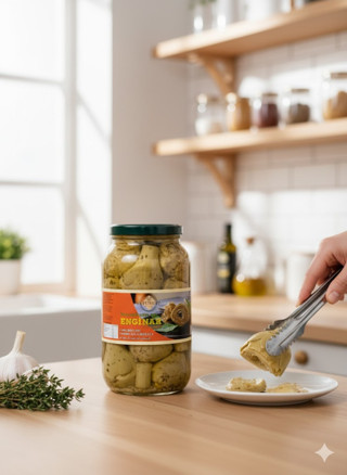 Natureat Roma Usulü Yağda Saplı Enginar 2900Gr