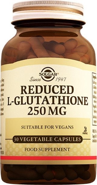 Solgar Reduced L Glutathione 250 mg 30 Kapsül (reduket Glutatyon) Skt:04-2024