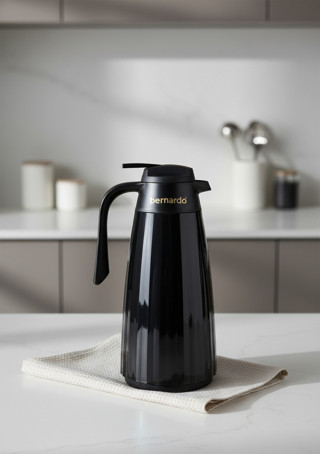 Bernardo Velana Cam Termos Siyah 1.5 Litre