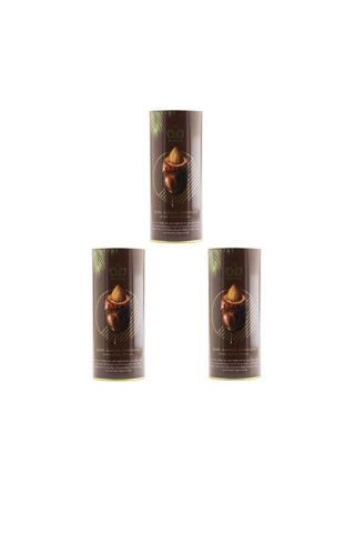 Huries Sütlü Çikolata Kaplı Bademli Hurma 200 Gr X 3 Adet