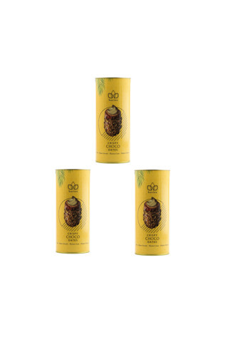 Huries Crispy Çıtır Çikolatalı Fındık Kreması Dolgulu Hurma 200 Gr X 3 Adet