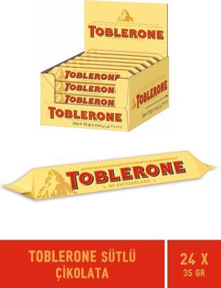 Toblerone Sütlü Bar Çikolata 35 gr - 24 Adet