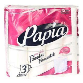 Papia Tuvalet Kağıdı 32-li (12'li)