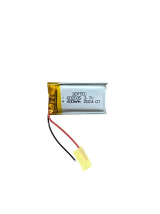 pilelistore 602035 3.7V 400mAh Li-Polymer Pil (Devreli/1.5A)