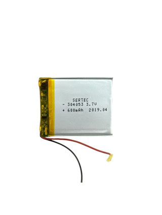 pilelistore 304053 3.7V 600 MAh Li-Polymer Pil Devreli/1.5A