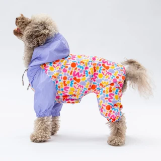 Pawstar Marsala Polarlı Kedi Köpek Tulum Yağmurluk