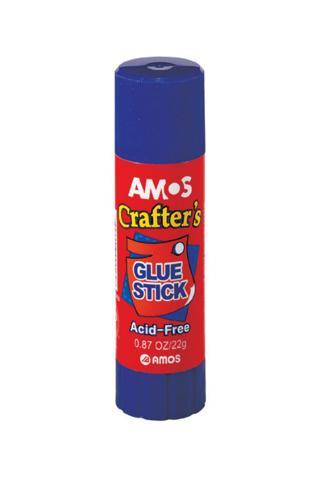 Amos Stick Yapıştırıcı Sihirli Mavi 22 Gram (20 Li Paket)