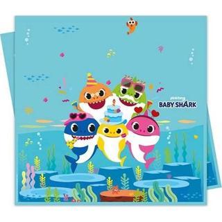 Balonevi Baby Shark Parti Lisanslı Kağıt Masa Örtüsü 120X180 Cm