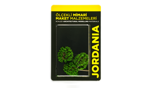 Jordania Ölçekli Mimari Maket Ağaç Orta Yeşil 7,5 Cm 1/100 Je03P-122B075 (3 Lü Paket)