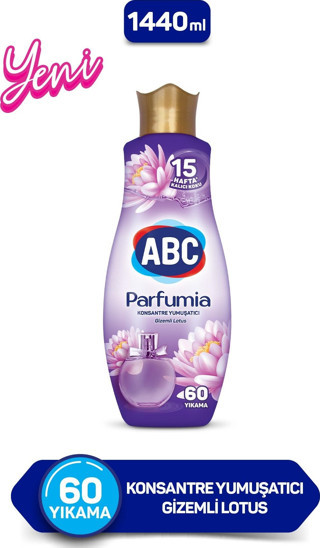 Parfumia Konsantre Çamaşır Yumuşatıcısı Gizemli Lotus 1440 ml