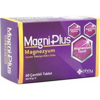 Magni Magniplus Magnezyum Takviye Edici Gıda 60 Çentikli Tablet