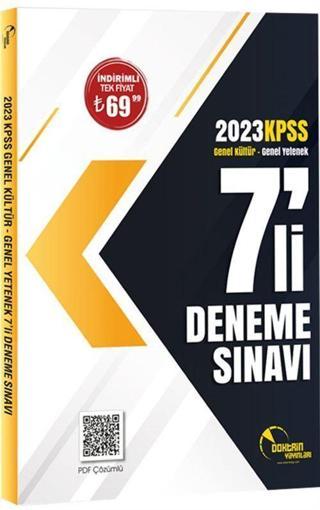 2023 KPSS Genel Kültür Yetenek 7'li Deneme Sınavı - Doktrin Yayınları