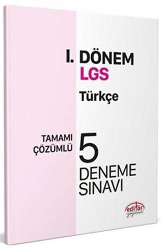 LGS I. Dönem Türkçe Çözümlü 5 Deneme Sınavı
