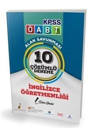 2018 KPSS ÖABT İngilizce Öğretmenliği Alan Savunması 10 Çözümlü Deneme - Pelikan Tıp Teknik Yayınları