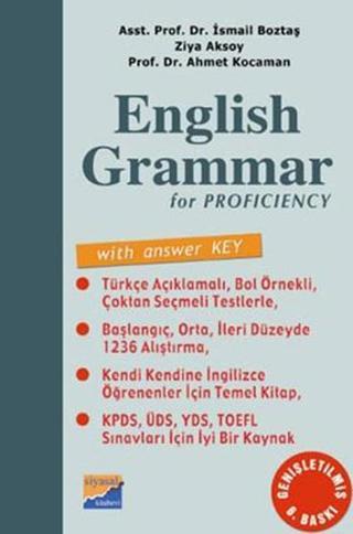 English Grammer for Proficiency - İsmail Boztaş - Siyasal Kitabevi