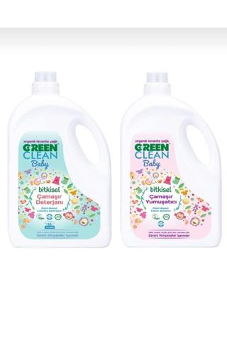 U Green Clean Baby Çamaşır Deterjan 2750 Ml + Baby Yumuşatıcı 2750 Ml
