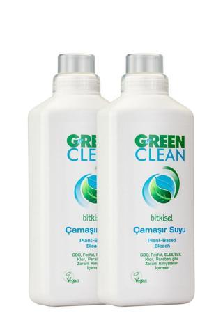 U Green Clean Bitkisel Çamaşır Suyu 1 lt 2'li Set