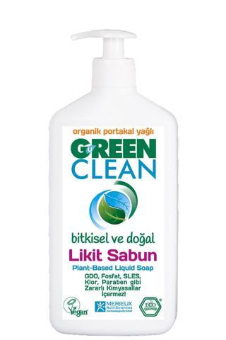 U Green Clean Organik Portakal Yağlı Likit Sabun 500 Ml