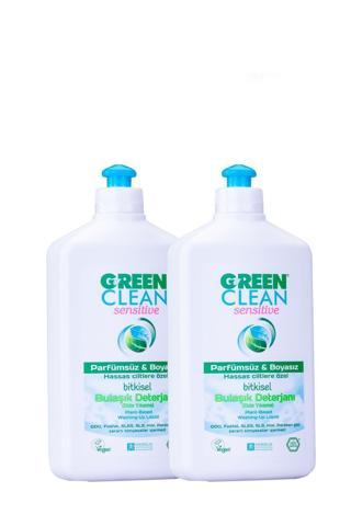 U Green Clean Sensıtıve Kokusuz Bulaşık Deterjanı 2'Li Set - 500 Ml