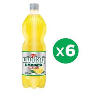 Uludağ Limonata Şekersiz 1 Lt X 6 Adet