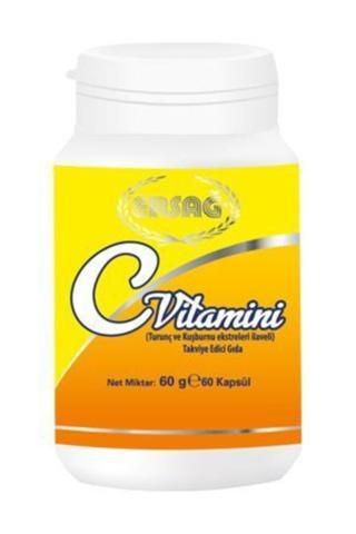 Ersağ C Vitamini Kapsül (turunç Ve Kuşburnu Ekstreleri Ilaveli )