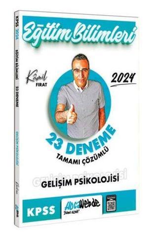 2024 KPSS Eğitim Bilimleri Gelişim Psikolojisi Tamamı Çözmülü 23 Deneme - Kamil Fırat - Hoca Webde Yayınları
