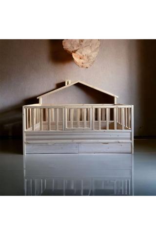 Baby Kinder Royal Montessori Doğal Bebek Çocuk Karyolası