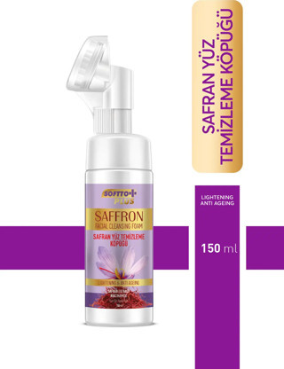 SOFTTO PLUS SAFRAN  YÜZ TEMİZLEME KÖPÜĞÜ 150 ML