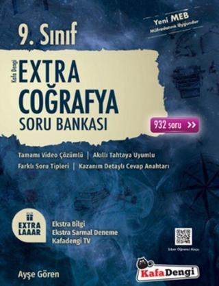 Kafa Dengi Yayınları 9. Sınıf Coğrafya Extra Soru Bankası - Kafa Dengi
