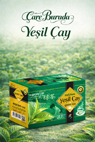 Çare Burada Yeşil Bitki Çayı (20 Süzen Poşet)
