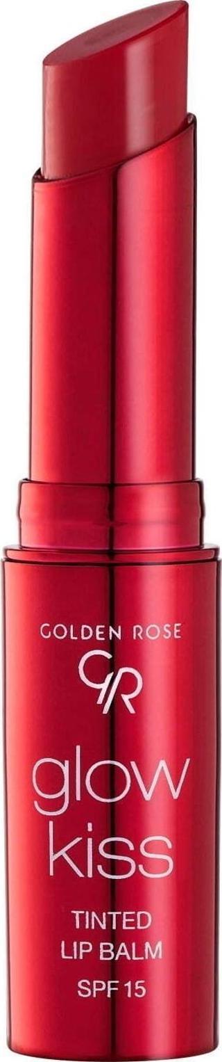 Golden Rose Glow Kiss Tinted Lip Balm No: 02 Strawberry - Renkli Dudak Nemlendirici