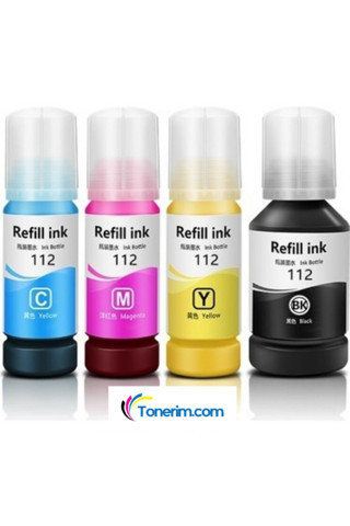Tonerim Muadil Kartuş Epson 112 Siyah Mavi Kırmızı Sarı