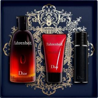 Christian Dior Fahrenheit Edt 100 Ml Shower Gel 50 Ml Seyahat Sprey Edt 10 Ml Erkek Parfüm Seti