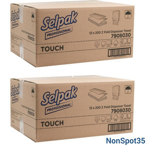 Selpak Professional Touch Z Katlama Dispenser Havlu 200'lü 24 Paket 20x24 cm