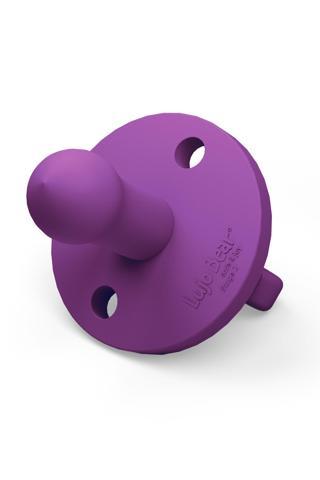 Lujobear Silikon Emzik Ve Diş Kaşıyıcı +6 Ay (Stage 2) - Purple