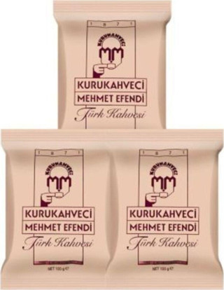 Kurukahveci Mehmet Efendi 3X100 Gr Türk Kahvesi