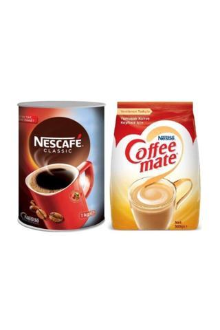 Nescafe Classic Kahve 1 Kg + Nestle Coffe Mate 500G