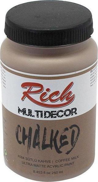 Rich Multi Decor Chalked Akrilik Boya Sütlü Kahve 250ml