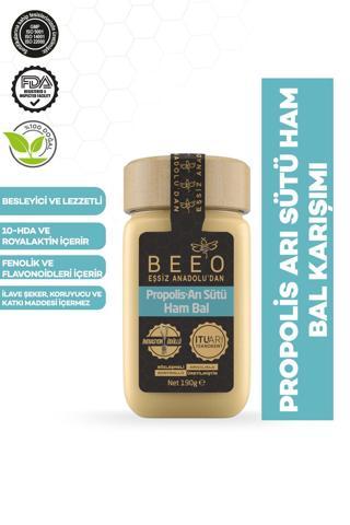 Bee'o Propolis Arı Sütü Ham Bal Karışımı 190 Gr