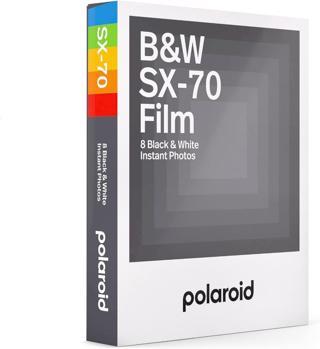 Polaroid B&W SX-70 Instant Film 8 Poz (Ürt: 06-2023)
