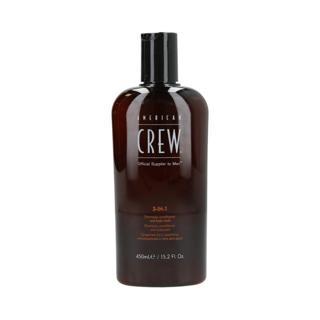 American Crew 3in1 Erkekler için Şampuan Saç Kremi Vücut Jeli 450ML